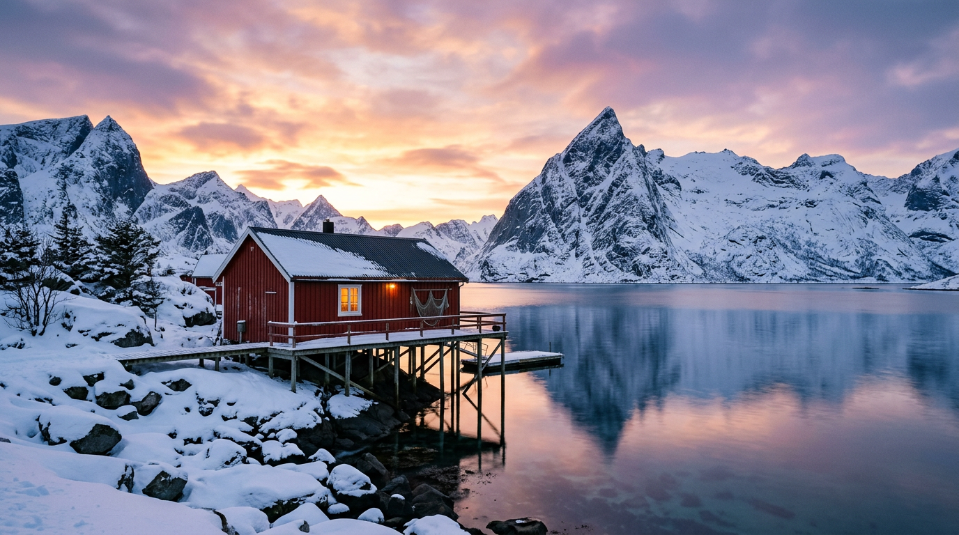 Lofoten in the Blue Months